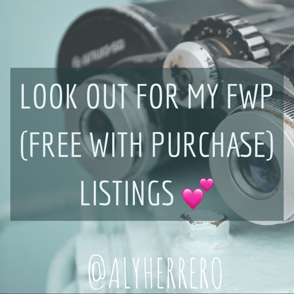 FWP (FREE WITH PURCHASE)  👀👀👀